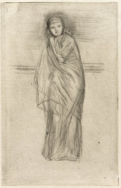 The Model Resting, 1870 by James Abbott McNeill Whistler